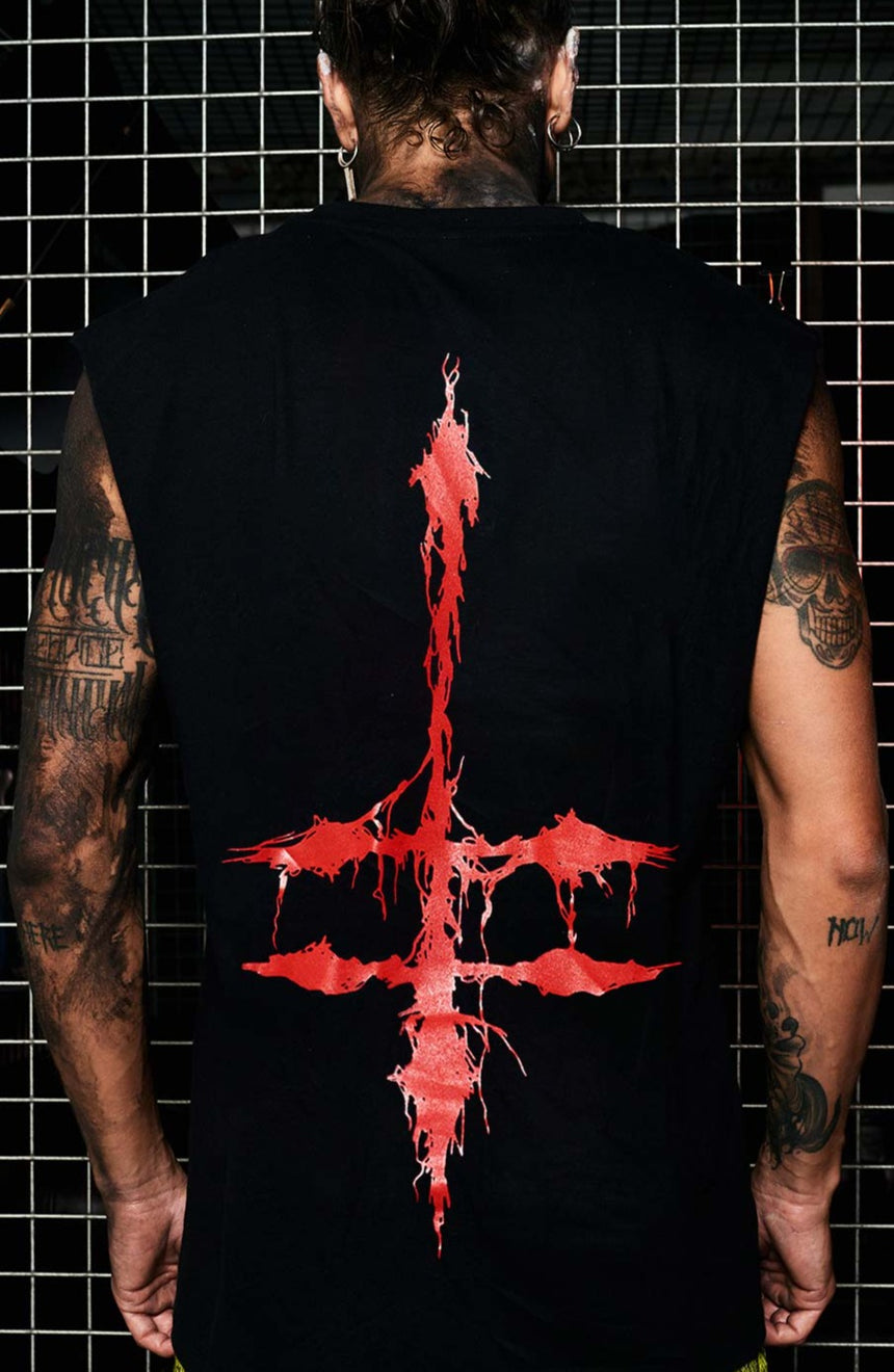 "Bloody red" Sleeveless [HEX | Venom Collection]
